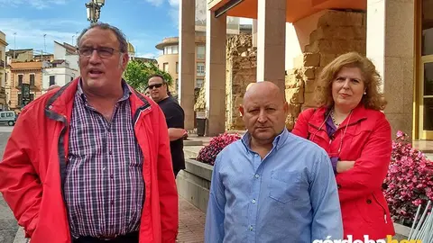 Francisco Moro y delegados CTA