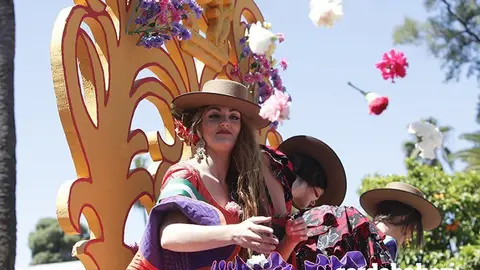 Una edici&oacute;n anterior de la Batalla de las Flores en C&oacute;rdoba