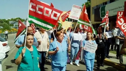 24.6.2016 Protesta Centro Transfusi&oacute;n Sangu&iacute;nea