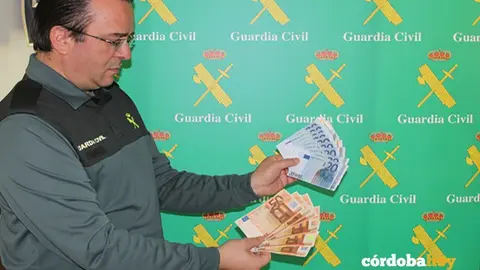 Guardia Civil billetes falsos