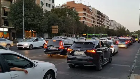atasco coches