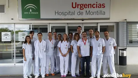 Personal de Urgencias del Hospital de Montilla