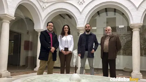 Carmen G&oacute;mez, vicepresidenta del Consorcio Provincial de Turismo, durante su visita a Santaella