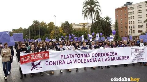 Manifestaci&oacute;n contra la violencia