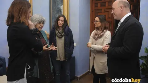 Mar&iacute;a Luisa Soleto, Ana Guijarro y Antonio Ruiz