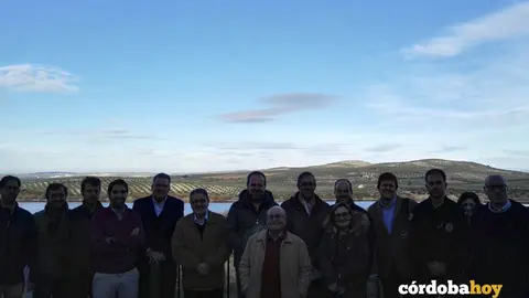 Francisco de Paula Algar, delegado de Medio Ambiente en C&oacute;rdoba, en una de las lagunas cordobesas