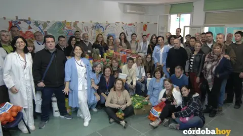 Pacientes y profesionales de Salud Mental del Hospital de Los Morales