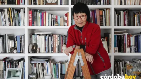 CORDOBA. 17/02/2017. ENTREVISTA A HISAE YANASE EN SU ESTUDIO ARTISTICO. FOTO: ROLDAN SERRANO. CORDOBA HOY.
