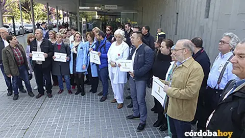 Concentraci&oacute;n por una agresi&oacute;n a sanitario en una imagen de archivo
