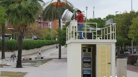 Estaci&oacute;n de medici&oacute;n de la calidad del aire en C&oacute;rdoba