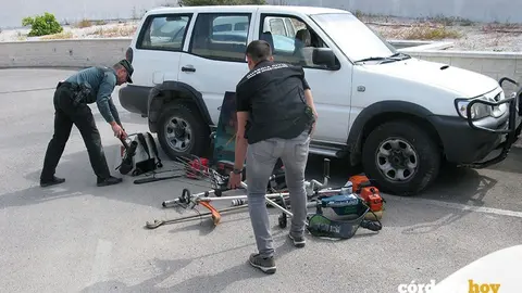 guardia civil baena robo maquinaria