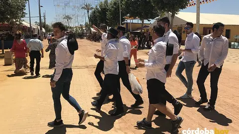 Despedida de soltero en la Feria de Nuestra Se&ntilde;ora de la Salud, en una imagen de archivo