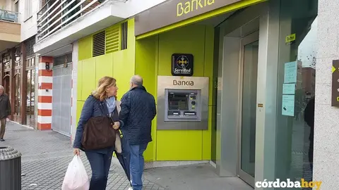 Oficina de Bankia en el barrio de Santa Rosa 1