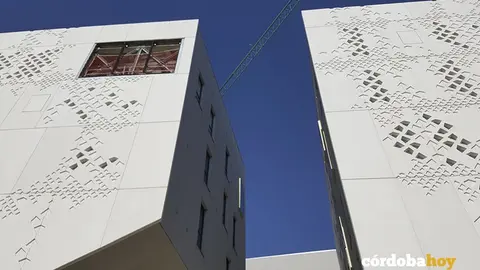 Ciudad de la Justicia de C&oacute;rdoba durante su construcci&oacute;n
