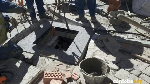 Obras en Cadenal Gonz&aacute;lez el pasado mes de abril