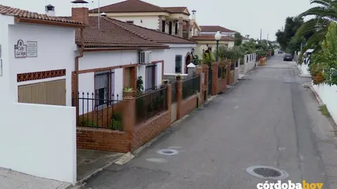 Calle de La Vega en Encinarejo de C&oacute;rdoba