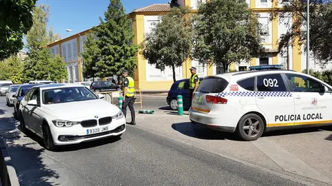 Polic&iacute;a Local en el Parque de Col&oacute;n