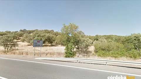 N-432 a la altura de Espiel
