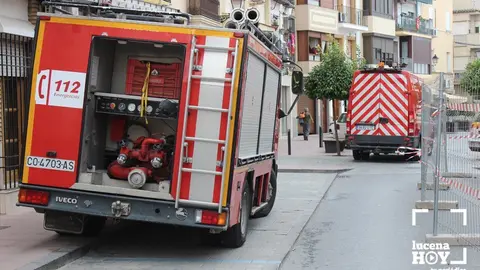 Bomberos de Lucena, en una imagen de archivo