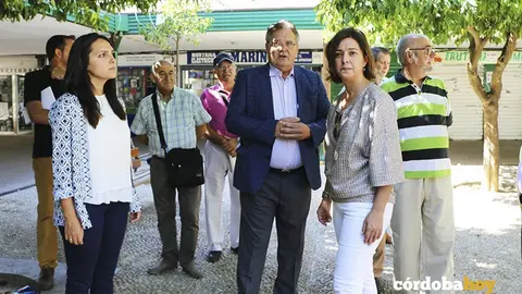 Visita de la alcaldesa a Parque Figueroa
