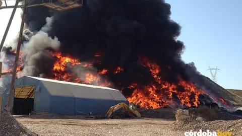 Planta de reciclaje incendio 1