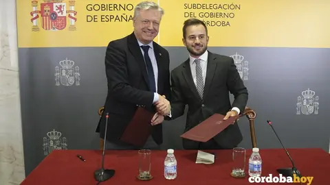 Convenio entre la Subdelegaci&oacute;n y el C&oacute;rdoba CF