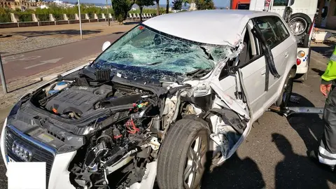 Coche estrellado