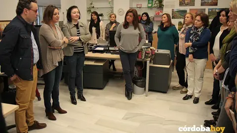 Isabel Ambrosio en la Oficina de Atenci&oacute;n al Ciudadano