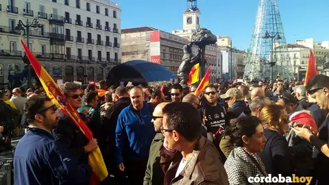 Agentes de la Guardia Civil de C&oacute;rdoba en la protesta de Madrid