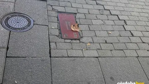 Estado del pavimento de Gran Capit&aacute;n