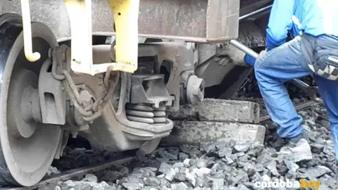 Balastro para v&iacute;a de tren