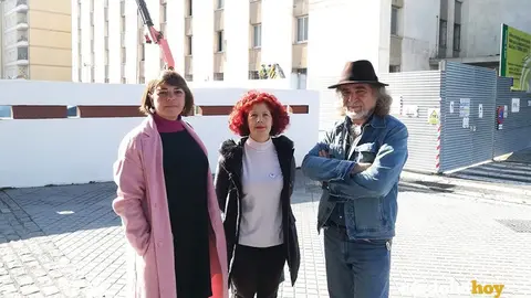 Elena Cort&eacute;s Jim&eacute;nez, pedro garcia jimenez y Sebasti&aacute;n P&eacute;rez, de IU