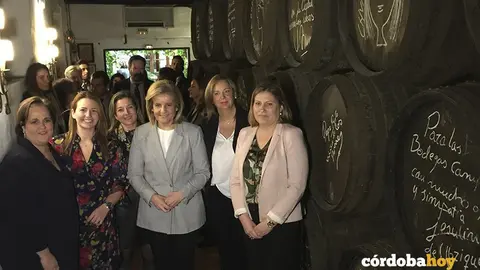 Fátima Báñez en Bodegad Campos