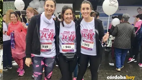 Participantes de la 'Pink Running'