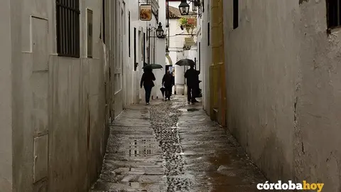 Lluvia en la capital