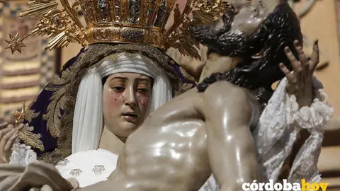 CORDOBA. 29/03/2018. SEMANA SANTA 2018. JUEVES SANTO. HERMANDAD DE LAS ANGUSTIAS DE SAN AGUSTIN. FOTO: ROLDAN SERRANO. CORDOBA HOY.