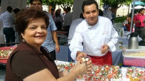 Chary Serrano con Manolo Bordallo