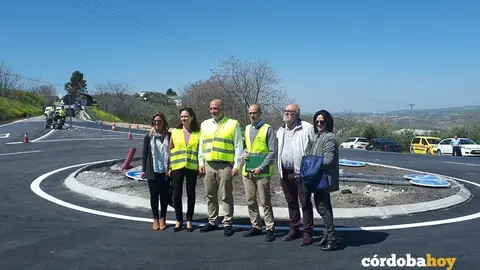 La Junta mejora la seguridad vial en el cruce de la A-331 con la A-3227, en el municipio cordobés de Rute  