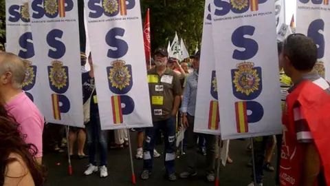 Protesta del SUP