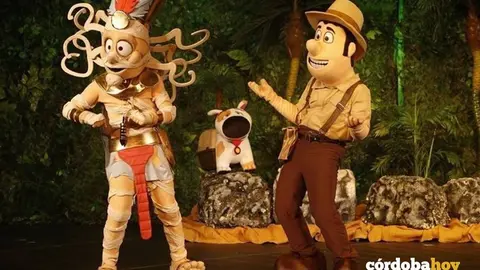 Escena del musical sobre Tadeo Jones
