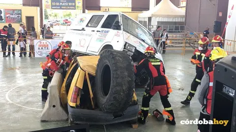 El equipo cordobés realiza su maniobras