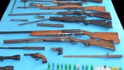 Armas decomisadas