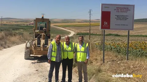 Reparación del camino 'De El Carpio al Trapero'