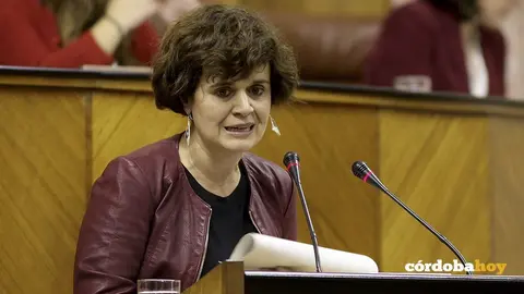 Esperanza G&oacute;mez, portavoz de Podemos en el Parlamento andaluz