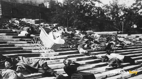 Escena de la pel&iacute;cula rusa El acorazado Potemkin, de Serg&eacute;i Eisenstein