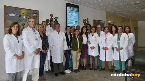 Visita de 'Tierra de Hombres' al Hospital Reina Sofía