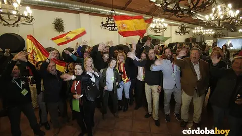 Celebraci&oacute;n de Vox del resultado electoral 2