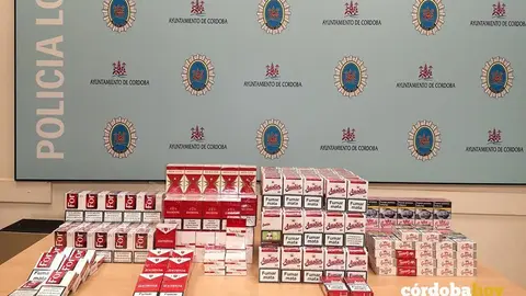 Tabaco incautado por la Polic&iacute;a Local de C&oacute;rdoba
