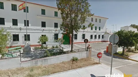 Cuartel de la Guardia Civil de Bujalance que fue atacado a hachazos en pasado d&iacute;a 9