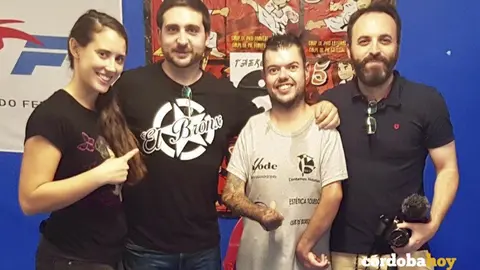 El equipo de 'Despierta 403'  con Nacho Ramos